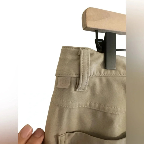 Set of 2 Lululemon Pants Mens 31 Khaki ABC Classic Fit - Picture 9 of 15